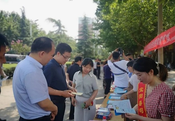 宜阳县司法局多措并举全方位开展法治宣传运动